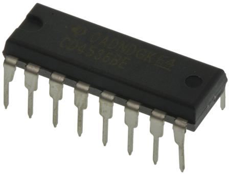 CD4536BE Texas Instruments , Programmable Timer Circuit, 16-Pin PDIP