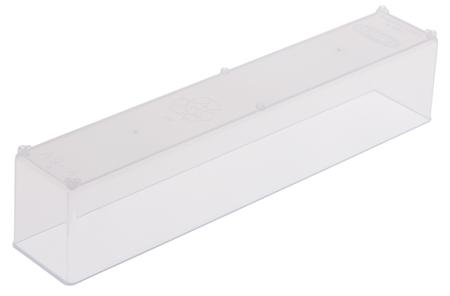 114585 RS Pro Transparent PP Compartment Box, 47mm x 39mm x 218mm
