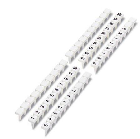 1401802:0001 Phoenix Contact, BNB-ZB 5.2.LGS :1 -10 Terminal Marking for use with  for use with Terminal Blocks