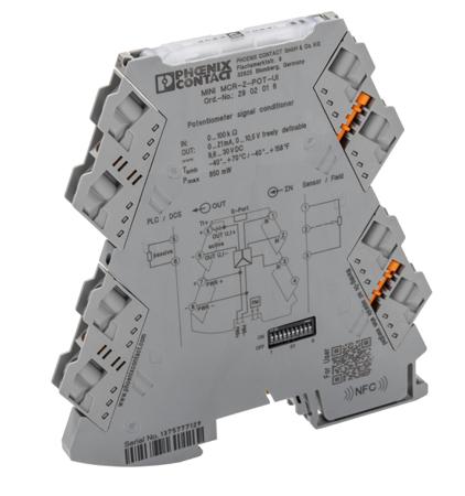 2902016 Phoenix Contact MINI MCR Series Configurable Transducer, Resistance Input, Current, Voltage Output, 9.6 → 30V dc