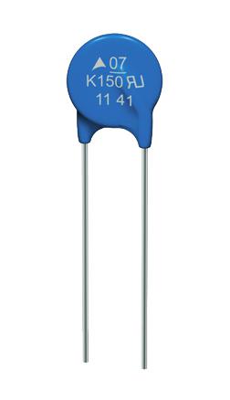 B72207S0250K101 EPCOS, Standard Metal Oxide Varistor 1.4nF 2.5A, Clamping 77V, Varistor 39V