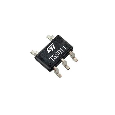 TS3011IYCT  STMicroelectronics, Comparator, Push-Pull O/P, 2.2 → 5 V 5-Pin SC70-5