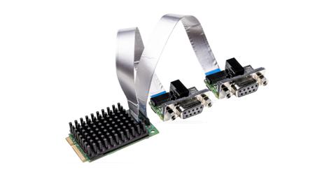 CIFX 90E-2DP\ET\F Hilscher 2 Port Mini PCI Express D-sub, 9 Pin Serial Card
