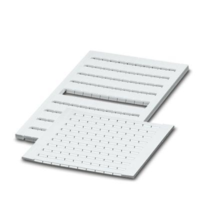 1050800 Phoenix Contact, ZBM Marker Sheet for use with  for use with Terminal Blocks