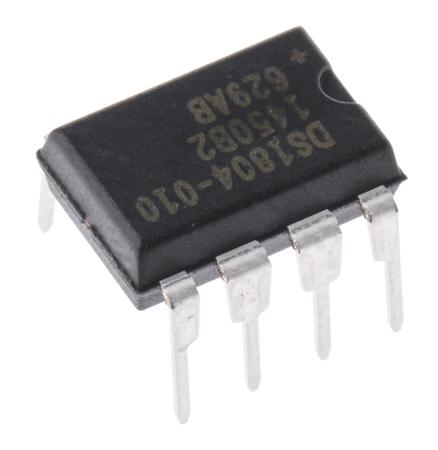DS1804-010+ , Digital Potentiometer 10kΩ 100-Position Linear Increment 8 Pin, PDIP