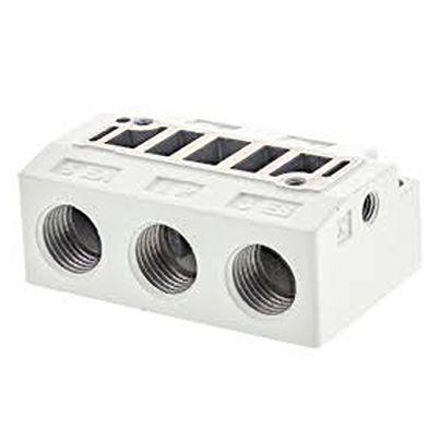 SY5000-27-1-Q SMC SY5000 series Sub Base for use with Valve,