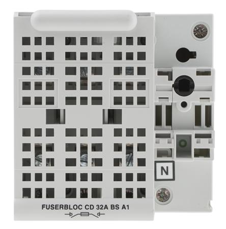 3641 4001 Socomec Fuse Switch Disconnector, 3 + N Pole, 32A Max Current