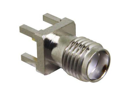 CONSMA001 TE Connectivity, jack PCB Mount SMA Connector, Through Hole Termination, Straight Body