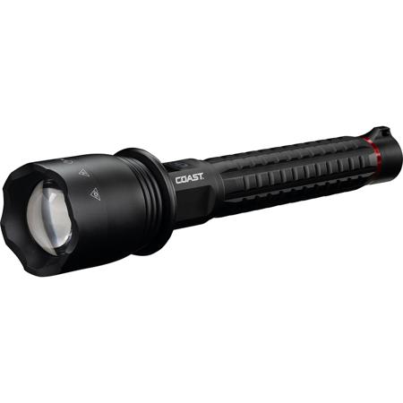 XP40R Coast LED Torch Black - Rechargeable 8000 lm, 248 mm