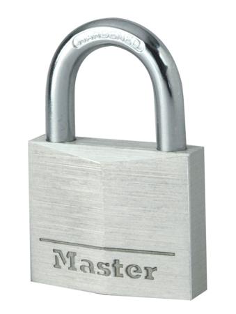 9140EURD Master Lock Padlock Weatherproof Aluminium Padlock, Keyed Alike, 6mm Shackle, 40mm Body