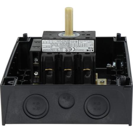 207348-P3-63-I4-SVB-HI11 Eaton 3 Pole Non-Fused Switch Disconnector - 63A Maximum Current, 37kW Power Rating, IP65