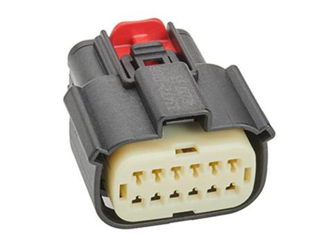 334721207 Molex, 33472 100% Nylon null Female 12 Way Connector Housing for use with Automotive Connector