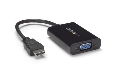 HD2VGAA2 StarTech.com HDMI to VGA Adapter, 250mm Length - 1920 x 1080 Maximum Resolution