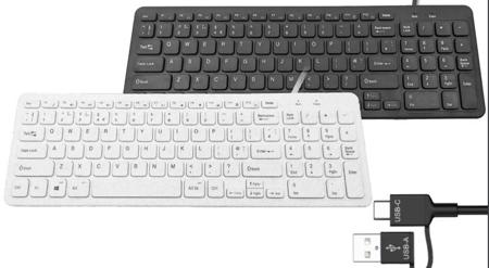 KYB-BIO960-UBBK Ceratech  Wired USB Keyboard, QWERTY (UK), Black