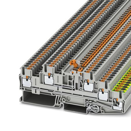 3210549 Phoenix Contact 5-Way Earth Terminal Block, 4mm², 12 AWG Wire, Push In