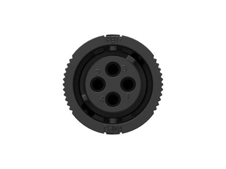 1445390-3 TE Connectivity Circular Connector, 4 Contacts, Wire Mount, Socket, Female, AMP CPC Series