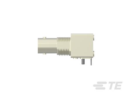 5227661-1 TE Connectivity Right Angle 50Ω Through Hole BNC Connector, jack, Solder Termination Nickel