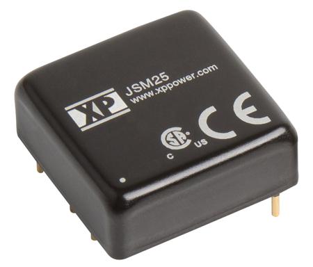 JSM2524S05 XP Power JSM25 DC-DC Converter, 5V dc/ 5A Output, 18 → 36 V dc Input, 25W, Through Hole, +105°C Max Temp -40°C