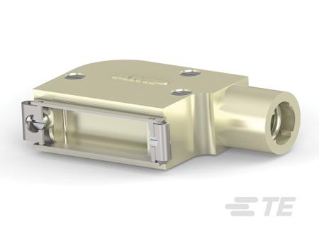 5745652-1 TE Connectivity AMPLIMITE Series Zinc Alloy Right Angle D-sub Connector Backshell, 9 Way, Strain Relief