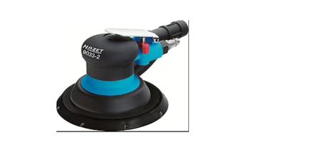 9033-2 HAZET 150 mm Orbital Sander, 57 L/min, 1/4 in Air Inlet, 12000 rpm