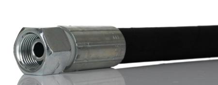 110-1998 258mm Synthetic Rubber Hydraulic Hose Assembly, 330 bar Max Pressure, -40 → +100°C