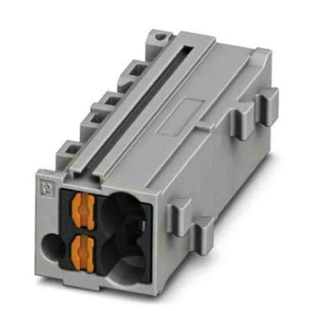 3270434 Phoenix Contact PTMC Series PTMC 1,5-2 /BK Pluggable Terminal Block, 17.5A, 14 → 26 AWG Wire, Push In Termination