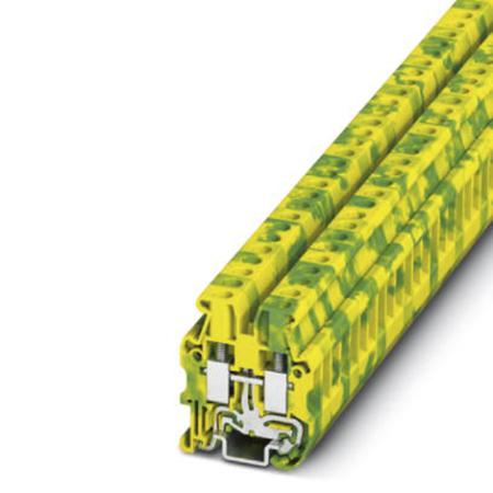3248037 Phoenix Contact  MUT 4-PE Series Green/Yellow, 4mm², Single-Level, Screw Termination
