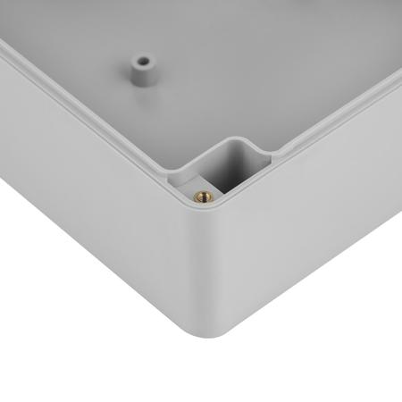 192-0697 RS PRO ABS Enclosure, IP65, 191.3 x 240 x 105.7mm Light Grey
