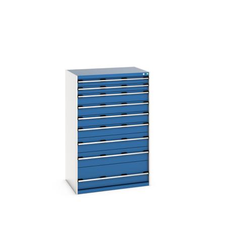 40029035-11V Bott 9 Cabinet, Steel, 1600mm x 750mm x 1050mm, Blue