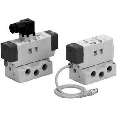 VQ7-6-FG-S-3ZR-Q SMC Solenoid Valve 2-Position Solenoid Valve - Solenoid VQ7 Series 24V dc