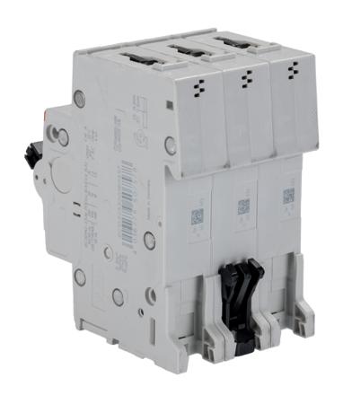 2CDS253001R0557--S203-K40 ABB System M Pro 40A MCB Mini Circuit Breaker, 3P Curve K, Breaking Capacity 6 kA