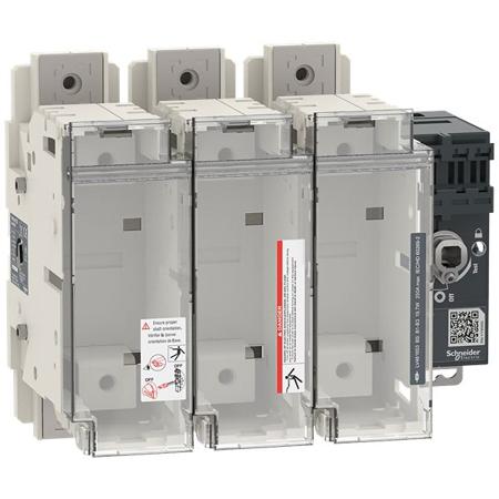 LV481653 Schneider Electric Fuse Switch Disconnector, 3 Pole, 250A Max Current, 50kA Fuse Current