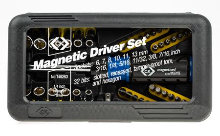 T4826D CK 1/4 in Square Ratchet Screwdriver & Bit Set