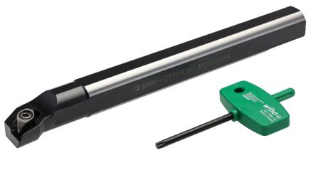 S20Q-CTFPR 11 Pramet CTFPR Series Lathe Tool Holder for Use with TPMR 1103, 20mm Height, 91° Approach, 180mm Length