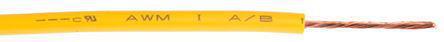 811-4567 RS Pro Yellow FLEXIBLE BK Switchgear Cable, 6 mm² CSA, 1 kV dc, 600 V ac, 48 A, 100m