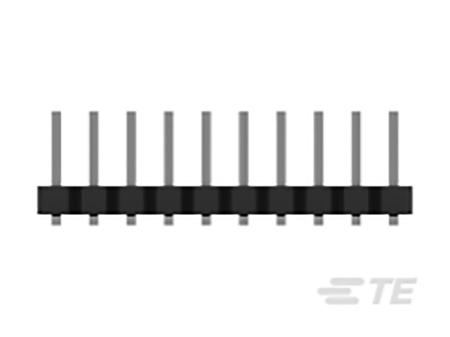 1-2842144-0 TE Connectivity AMPMODU Series Straight Surface Pin Header, 20 Contact(s), 2 mm Pitch, 2 Row, Unshrouded