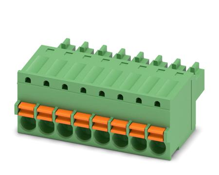 1939963 Phoenix Contact, 3.5mm Pitch, FK-MCP 1.5/ 8-ST-3.5, 8 Way, , Pluggable Terminal Block, Plug, Cable Mount, Spring Cage