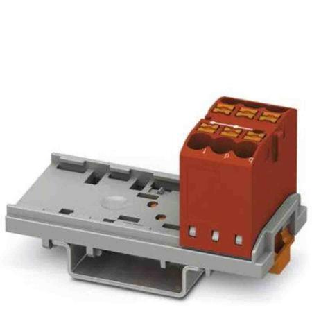 3273004 Phoenix Contact Distribution Block, 6 Way, 4mm², 24A, 690 V, Red