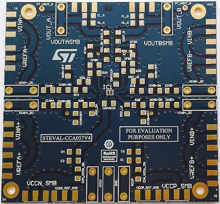 STEVAL-CCA057V4 STMicroelectronics , Operational Amplifier Evaluation Board