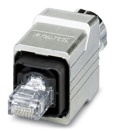 1405141 Phoenix Contact QUICKON Series Male RJ45 Connector, Cable Mount, Cat5 Straight 4 -Way