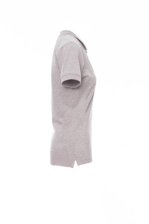 000841-0554-13001-XL Paperwear VENICE LADY MELANGE Grey 10% Polyester, 90% Cotton Polo Shirt, UK- XL, EUR- XL