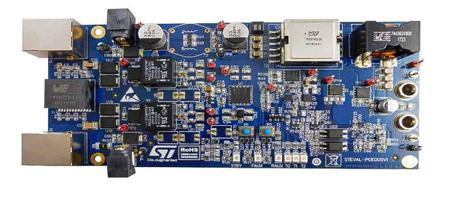 STEVAL-POE005V1 STMicroelectronics Evaluation Board Power Management for PM8805 for Building Safety and Security or Surveillance