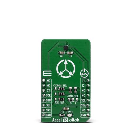 MIKROE-3742 MikroElektronika Accel 13 Click Development Kit for IIS2DLPC MIKROSDK