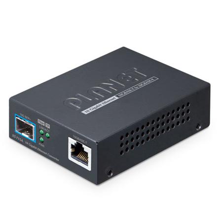 XT-715A Planet RJ45 Ethernet Media Converter, Single Mode, Full Duplex 10km