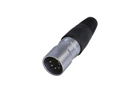 RCX5M-Z-001-0 Socket Mount XLR Connector, Male, IP65, 5 Way