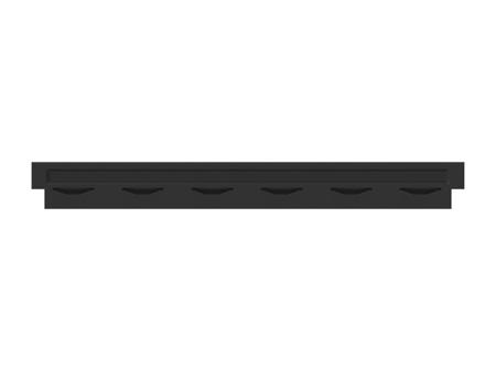 244633-E ERNI SMC Series Straight Surface Mount PCB Header, 12 Contact(s), 2 Row(s), Shrouded