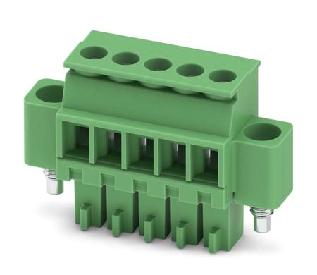 1863330 Phoenix Contact, 3.5mm Pitch, MCVR 1.5/ 5-STF-3.5, 5 Way, , Pluggable Terminal Block, Plug, Cable Mount, Screw