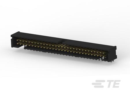 1-103311-2 TE Connectivity AMP LATCH Series Right Angle Board Mount PCB Connector, 60 Contact(s), 2.54mm Pitch, 2 Row(s), Shrouded
