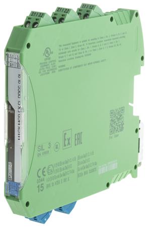 2865382 Phoenix Contact 2 Channel Galvanic Barrier, Repeater power supply, Current Input, Current Output