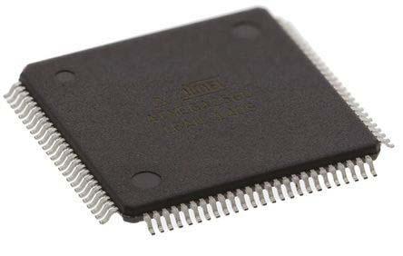 ATSAMD51N20A-AU Microchip , 32bit ARM Cortex M4 MCU, 120MHz, 1 MB Flash, 100-Pin TQFP